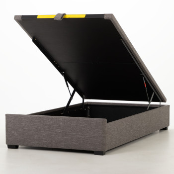 Lift Up Mattress Base - King Single, Dark Grey