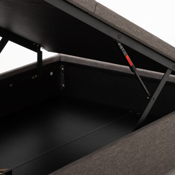 Lift Up Mattress Base - Single, Dark Grey