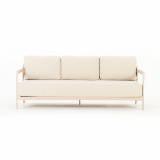 Rhodes Outdoor 3 Seater, Taupe