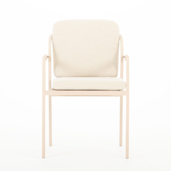 Rhodes Outdoor Dining Chair, Taupe