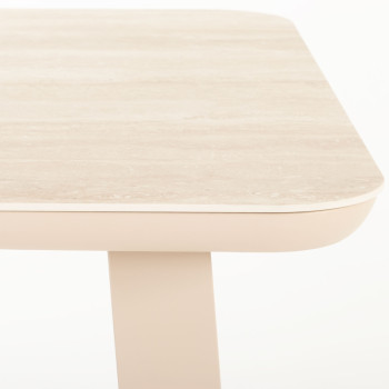 Rhodes Outdoor Dining Table - W200, Taupe