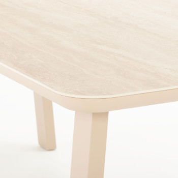 Rhodes Outdoor Dining Table - W200, Taupe