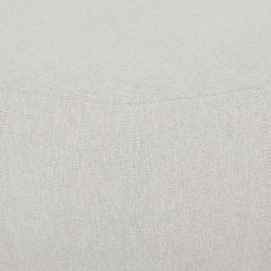 Kurt Ottoman - Large, Light Grey