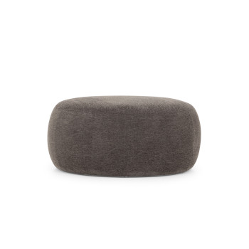 Kurt Ottoman - Large, Charcoal