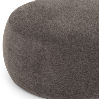 Kurt Ottoman - Large, Charcoal