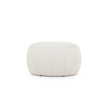 Kurt Ottoman - Small, Light Grey