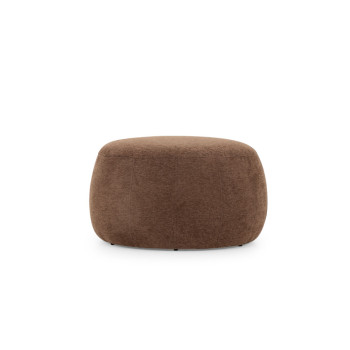 Kurt Ottoman - Small, Brown