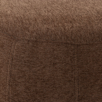 Kurt Ottoman - Small, Brown