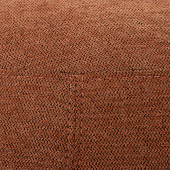 Kurt Ottoman - Small, Rust