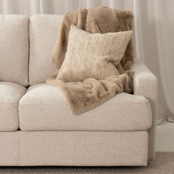 Aria 2 Seater Sofa, Natural