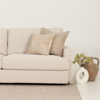 Aria 3 Seater Sofa, Natural