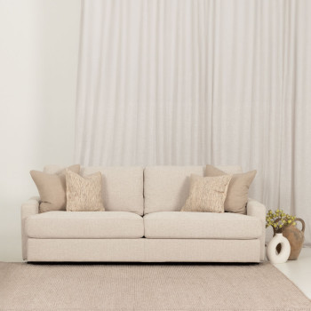 Aria 3 Seater Sofa, Natural