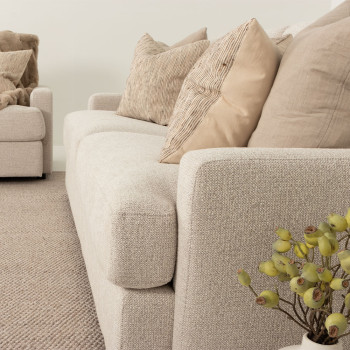 Aria 3 Seater Sofa, Natural
