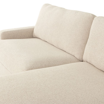 Aria Right Hand Facing Chaise Sofa, Natural