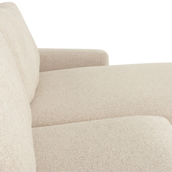Aria Right Hand Facing Chaise Sofa, Natural