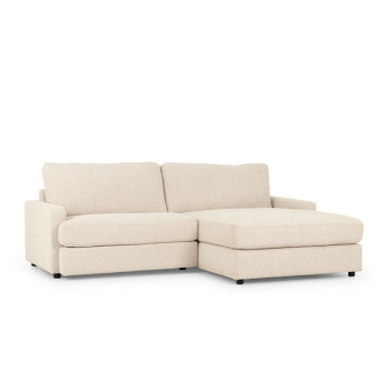 Aria Right Hand Facing Chaise Sofa, Natural