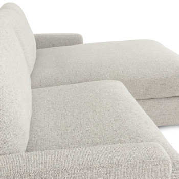 Aria Right Hand Facing Chaise Sofa, Grey