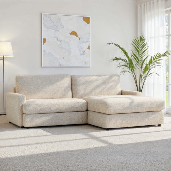 Aria Right Hand Facing Chaise Sofa, Grey