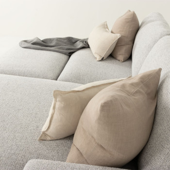 Aria Right Hand Facing Chaise Sofa, Grey