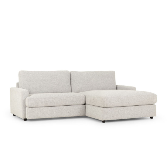 Aria Right Hand Facing Chaise Sofa, Grey