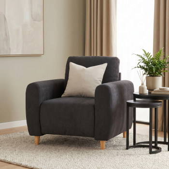 Paloma Armchair, Charcoal
