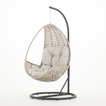 Sentosa Outdoor Egg Chair, Light Grey