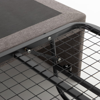 Serene King Single/ Single Trundle Bed Frame, Dark Grey