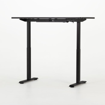 Triton Dual Motor Electric Height Adjustable Desk, Black