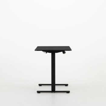 Linear Single Motor Electric Height Adjustable Desk, Black