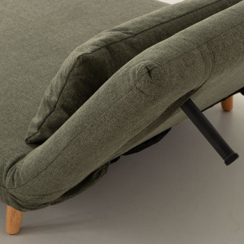 Max 1 Seater Sofa Bed, Green