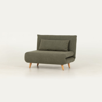 Max 1 Seater Sofa Bed, Green