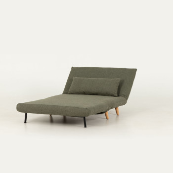 Max 1 Seater Sofa Bed, Green