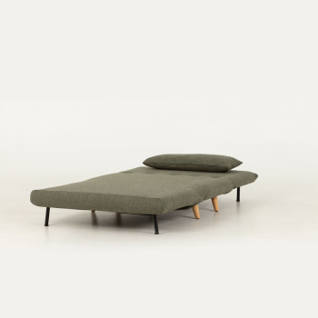 Max 1 Seater Sofa Bed, Green