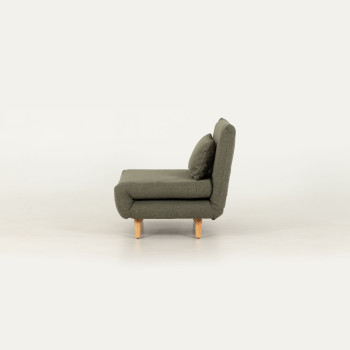 Max 1 Seater Sofa Bed, Green