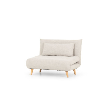 Max 1 Seater Sofa Bed, Sand