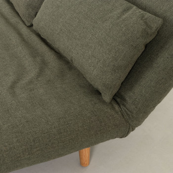 Max 2 Seater Sofa Bed, Green