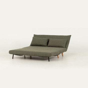 Max 2 Seater Sofa Bed, Green