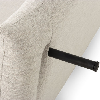 Max 2 Seater Sofa Bed, Sand