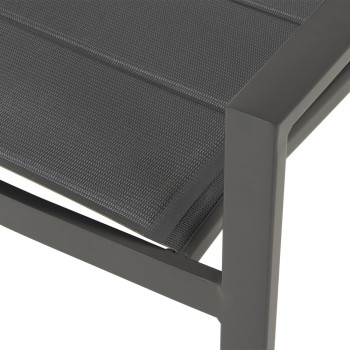 Havana Outdoor Dining Chair, Gunmetal