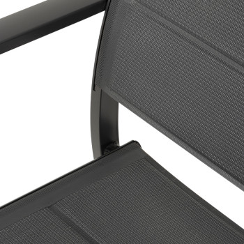 Havana Outdoor Dining Chair, Gunmetal