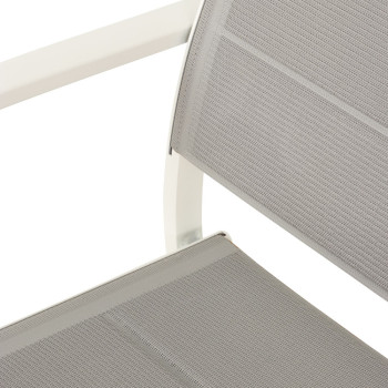 Havana Outdoor Dining Chair, White