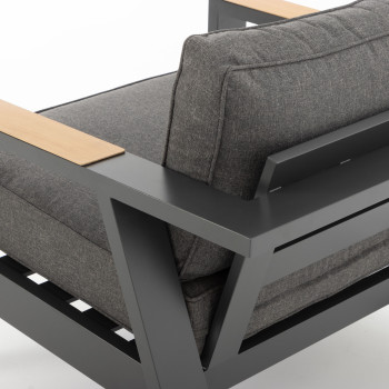 Palamea Outdoor One Seater, Gunmetal