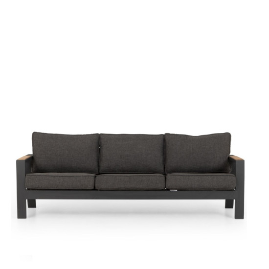 Palamea Outdoor 3 Seater, Gunmetal