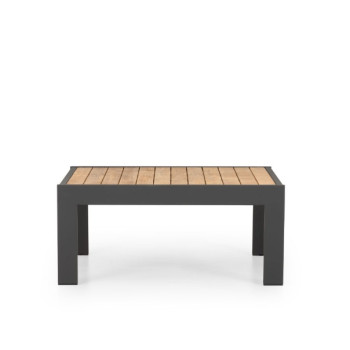 Palamea Outdoor Square Coffee Table - W100, Gunmetal