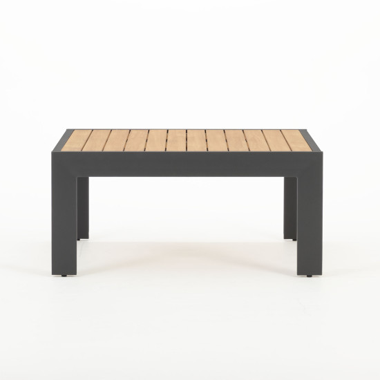 Palamea Outdoor Square Coffee Table - W100, Gunmetal