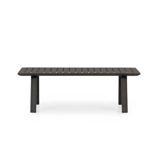 Porto 4 Piece Outdoor Lounge Set, Black