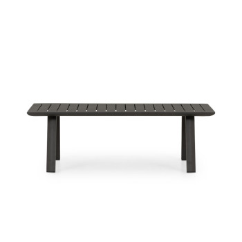 Porto 4 Piece Outdoor Lounge Set, Black