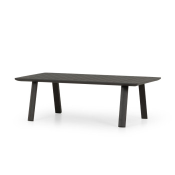 Porto 4 Piece Outdoor Lounge Set, Black