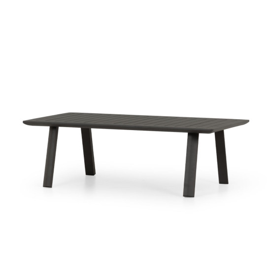 Porto 4 Piece Outdoor Lounge Set, Black