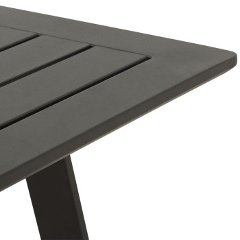 Porto 4 Piece Outdoor Lounge Set, Black